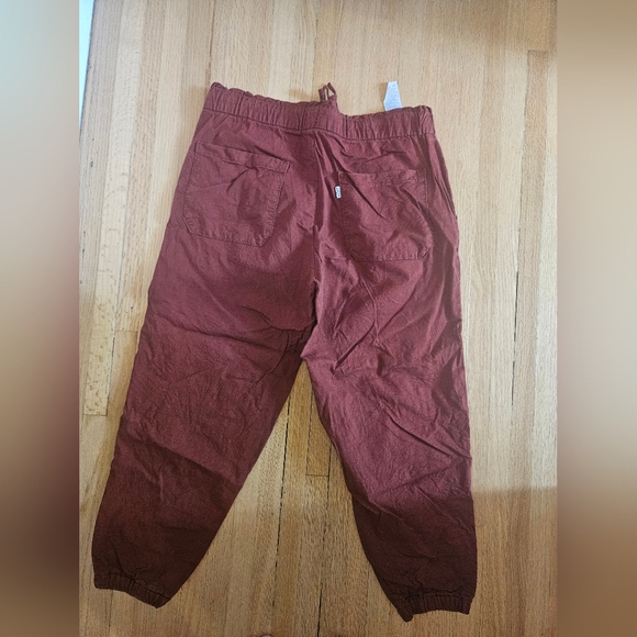 EUC Levi's Slouchy Red Drawstring Pants - Picture 6 of 8